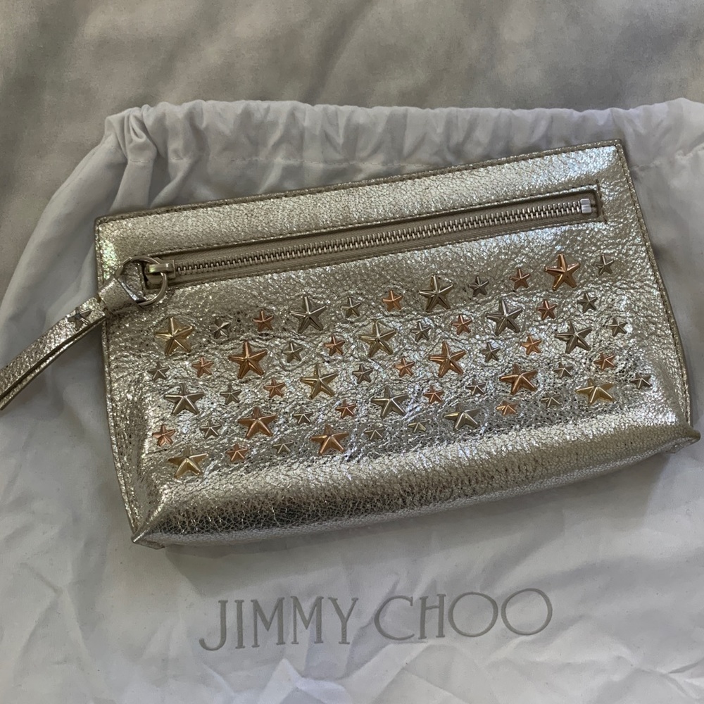 (Sold)Jimmy Choo Star Stud Clutch